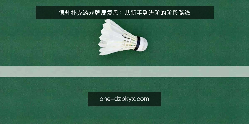 德州扑克游戏牌局复盘:从新手到进阶的阶段路线 — 基线:明确复盘目标与输入 配图